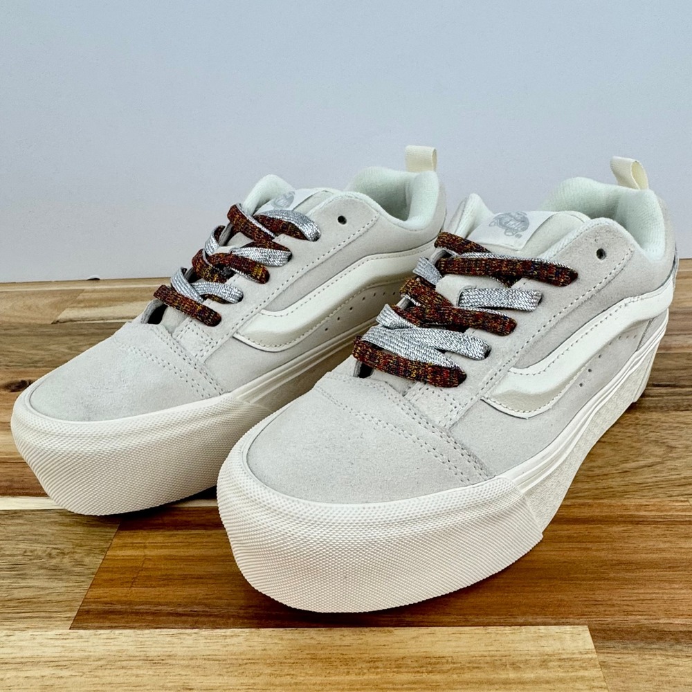 Vans Old Skool‎ Platform Suede Skate Sneakers Casual Lace Up Shoes Women's 6